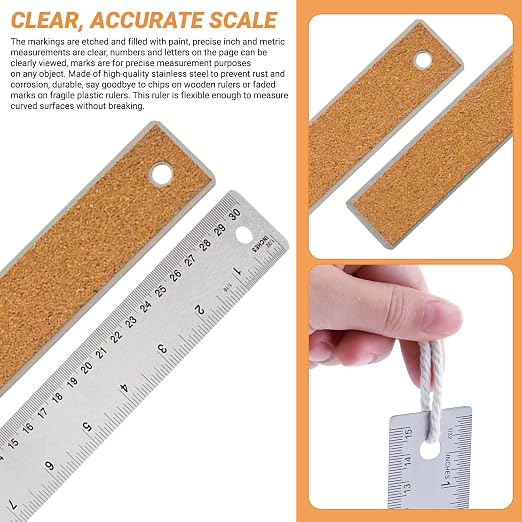 Stainless Steel Metal Ruler - Image 3