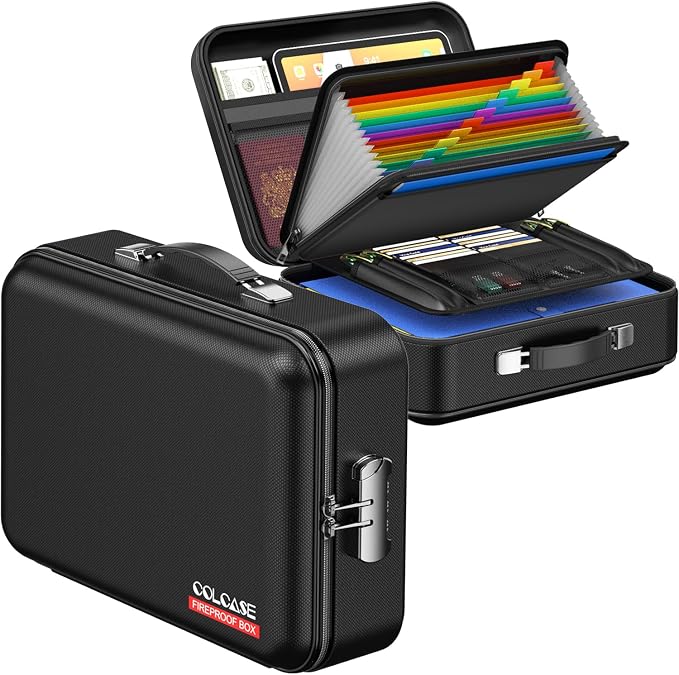 COLCASE Fireproof Document Box - Image 8