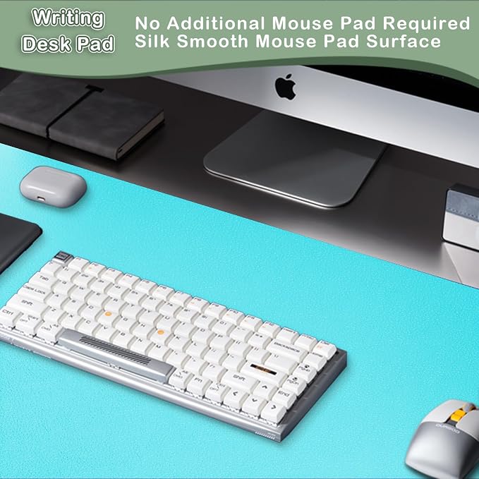 Boutilon Leather Desk Pad Protector, Laptop Desk Pad, Office Mouse Mat - Image 5