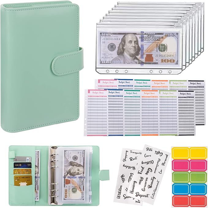 NICOOTH Budget Binder A6 Money Saving Binder by NICOOTH