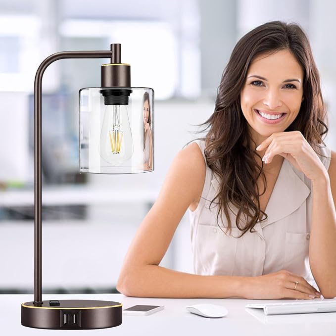 Industrial Touch Table Lamps Set of 2 - Image 5