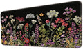 Keyboard Mat, Large Mouse Pad, Watercolor Flower by Flodirise
