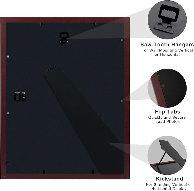 upsimples 11x14 Diploma Frame Certificate Degree Document Frame - Image 5