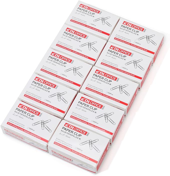 Medium Paper Clips by Qimailer