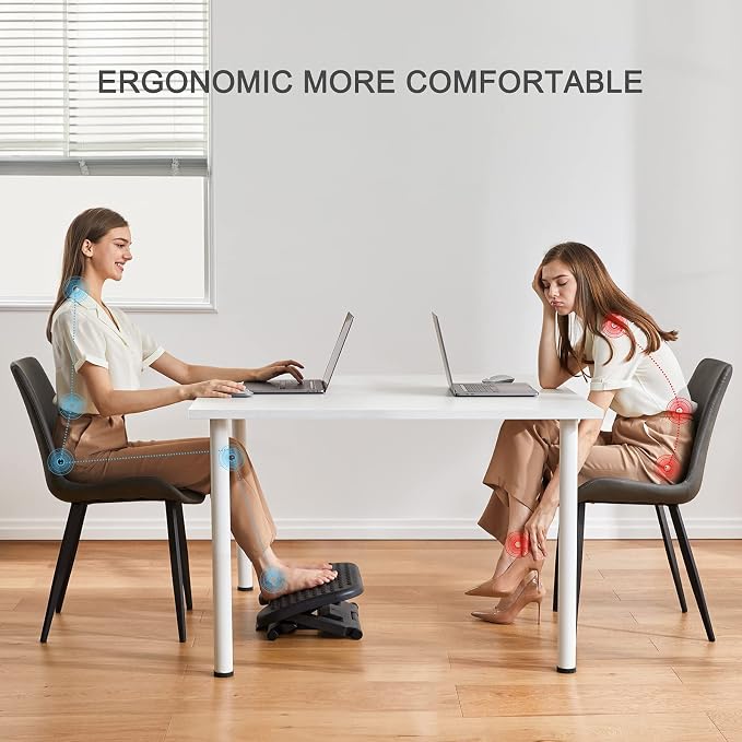 HUANUO Adjustable Desk Footrest, Foot Rest - Image 4