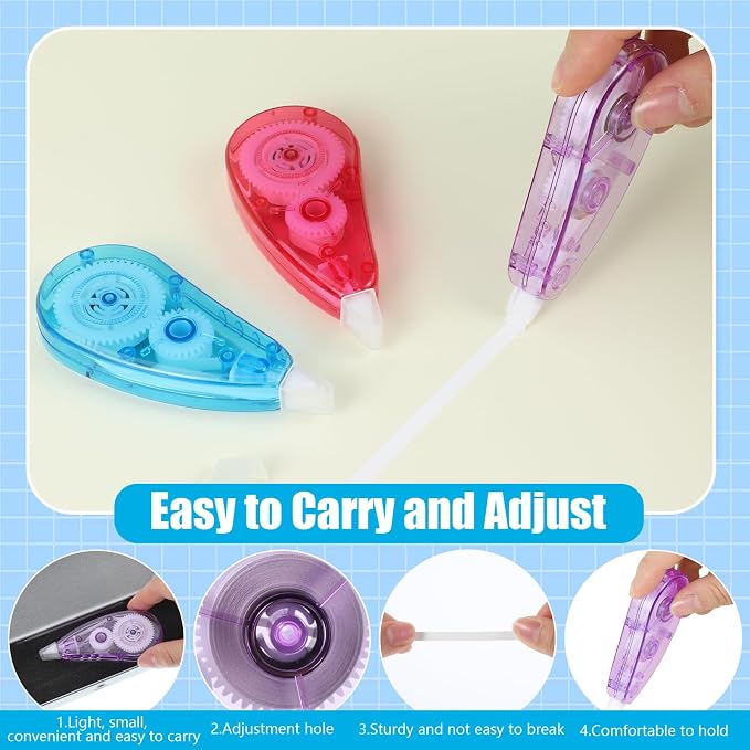 BESARME 12 Pack Correction Tape - Image 3