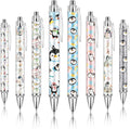 Ireer 8 Pcs Ballpoint Pens for Women 1.00 mm Cute Black Ink Fancy Pens Fine by Ireer