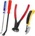 Hiceeden 4 Pcs Carpet Staple Remover Tools, Heavy Duty Staple Puller by Hiceeden