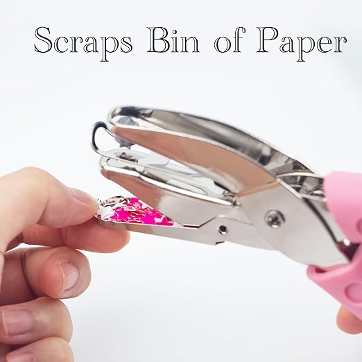 2 Pieces Handhold Hole Paper Punch, Heart and Star Shape Hole Punch - Image 4