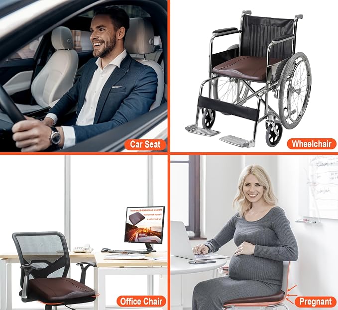 Lofty Aim Car Seat Cushion, Comfort Memory Foam Car Cushions - Image 5