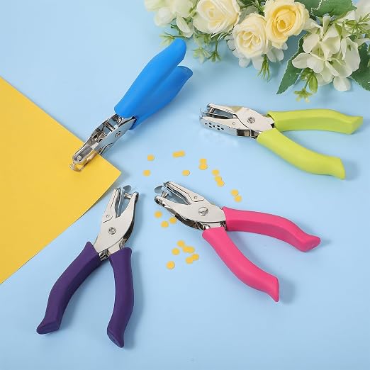 MAQUITA 16 Pack Handheld Hole Puncher, 1/4 Inch Paper Holes Puncher - Image 6