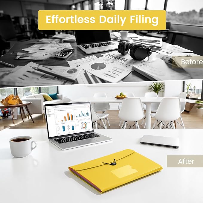 13 Pocket Accordion File Organizer - Image 4