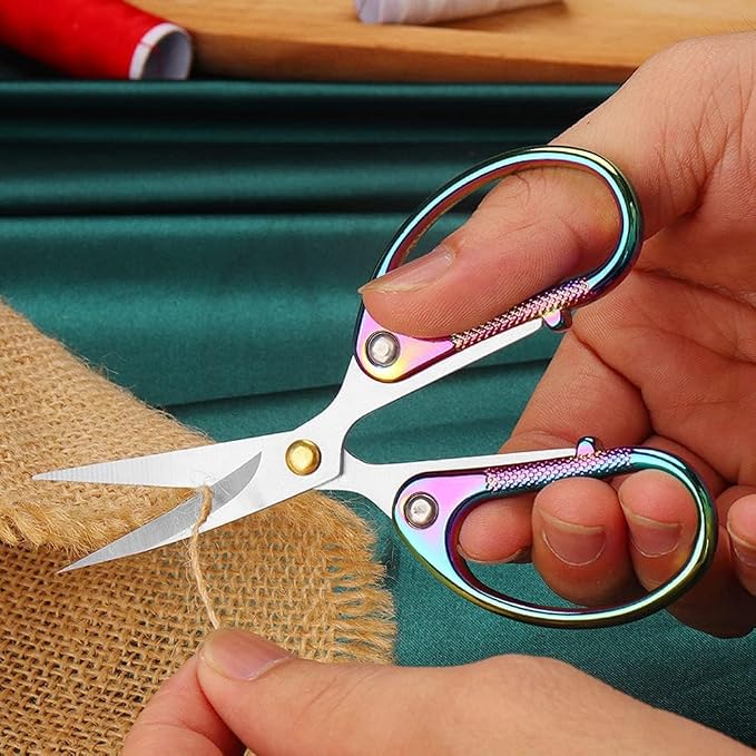 5" All Stainless Steel Office Scissors, Ultra Sharp Blade Shears, Sturdy Sharp - Image 4