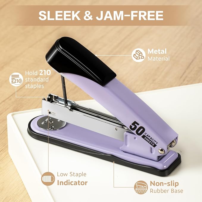 Deli Stapler Heavy Duty, Full Strip Staplers - Image 5