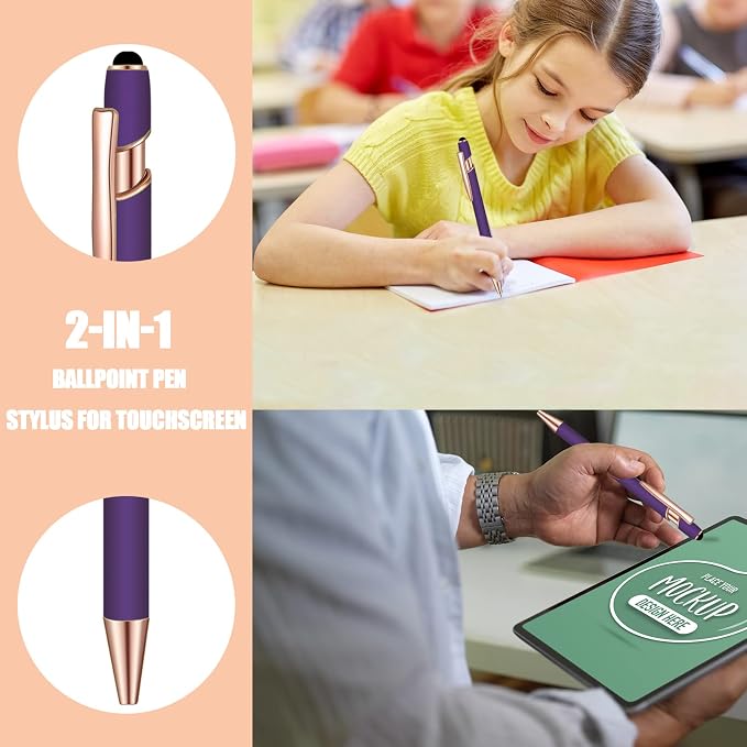 6 Pcs Blue Ink Ballpoint Pen - Image 4