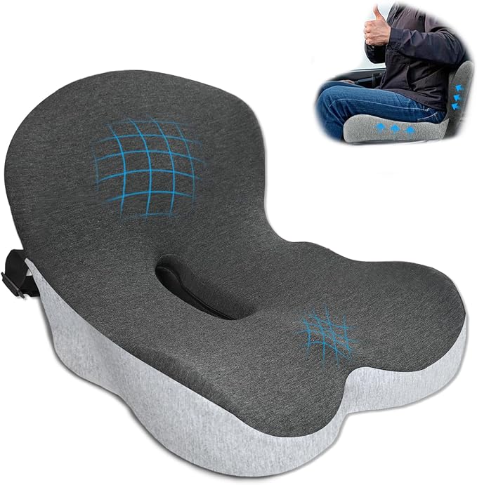 Memory Foam Seat Cushion, Office Chair Cushion by XZdream