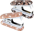 MultiBey Rhinestone Staple Remover, Handmade Bling Crystal Gold Cute Staple by MultiBey