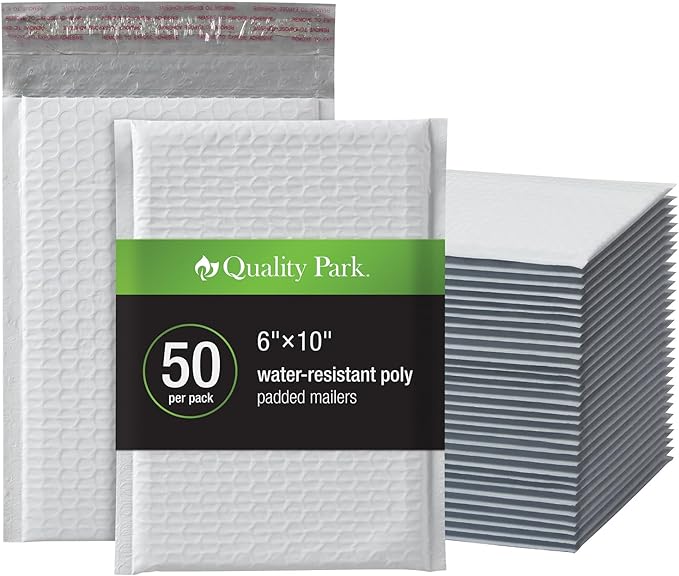 Quality Park Bubble Mailers, 6 x 9 Inch, Padded Envelopes, Shipping Envelopes by Quality+Park