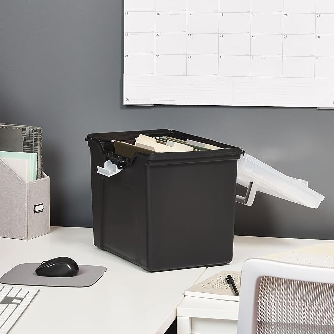 STAPLES File Box File Portable Tote, Letter Size - Image 7