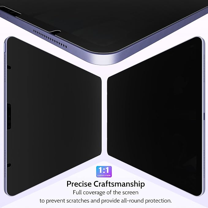 Peslv Privacy Screen Protector for iPad 10th 2022 10.9" & iPad 11th A16 2025 11" - Image 6