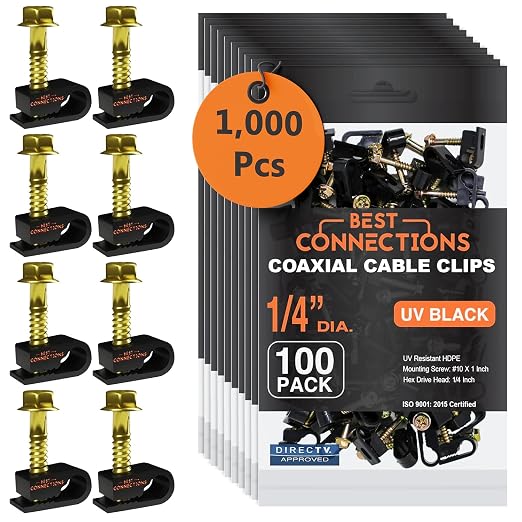 BEST CONNECTIONS Coaxial Cable Clips - Image 2