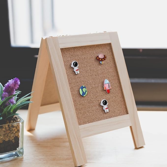 Pajean 25 Pcs Cute Space Push Pins Office Pins Rocket Spaceship Astronaut Space - Image 6