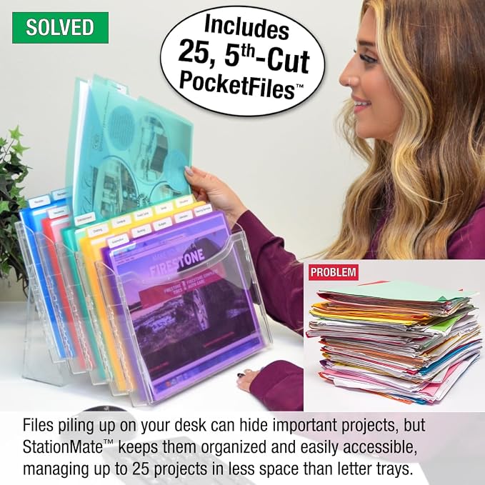 Ultimate Office StationMate Desktop Organizer. Complete Project Manager and - Image 2