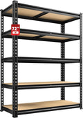 REIBII 5 Tier Garage Shelving for Pantry, Adjustable Storage Shelves | 35.5" W by REIBII