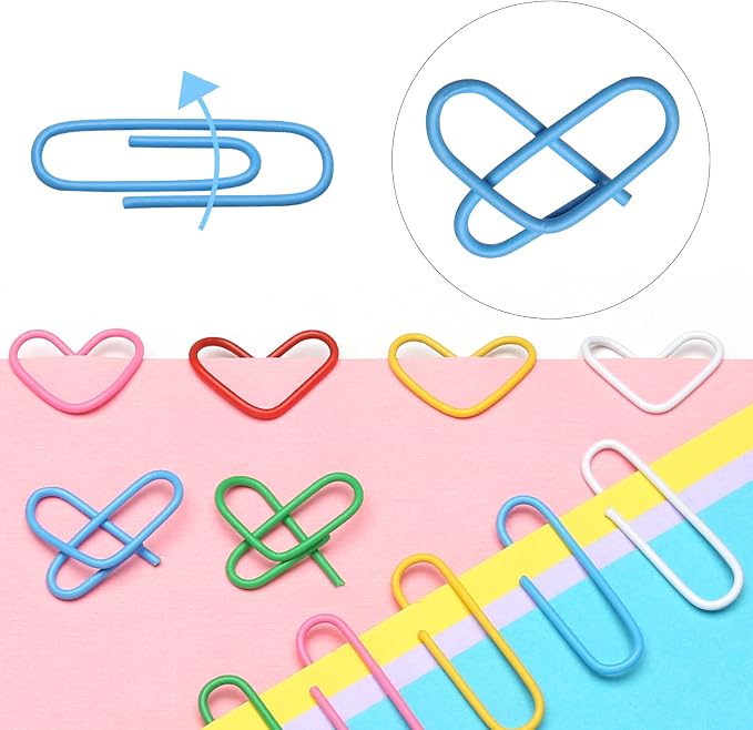 Elisel Colored Paper Clips, Durable and Rustproof, School and Personal Use - Image 5