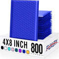 Fuxury Bubble Mailer 800Pcs 4x8 Bubble Mailers Bulk Royal Blue Shipping Padded by Fuxury