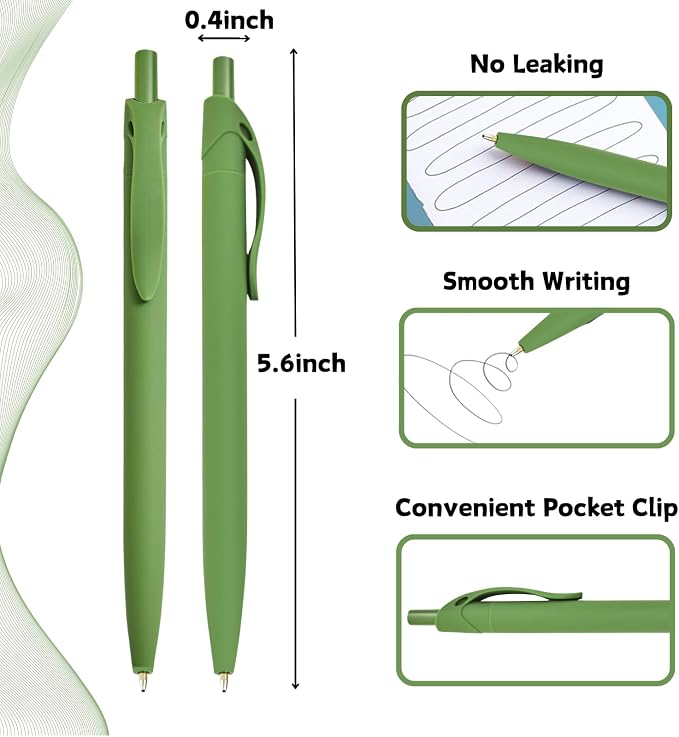 BallPoint Pens, 50 Pack, Bulk Pens, Click Pens - Image 3