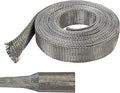Electriduct 1/2" Tinned Copper Metal Braid Sleeving Flexible EMI RFI Shielding by Electriduct