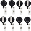 JANYUN 100 Pcs Black Badge Reels Retractable Badges Holder by JANYUN