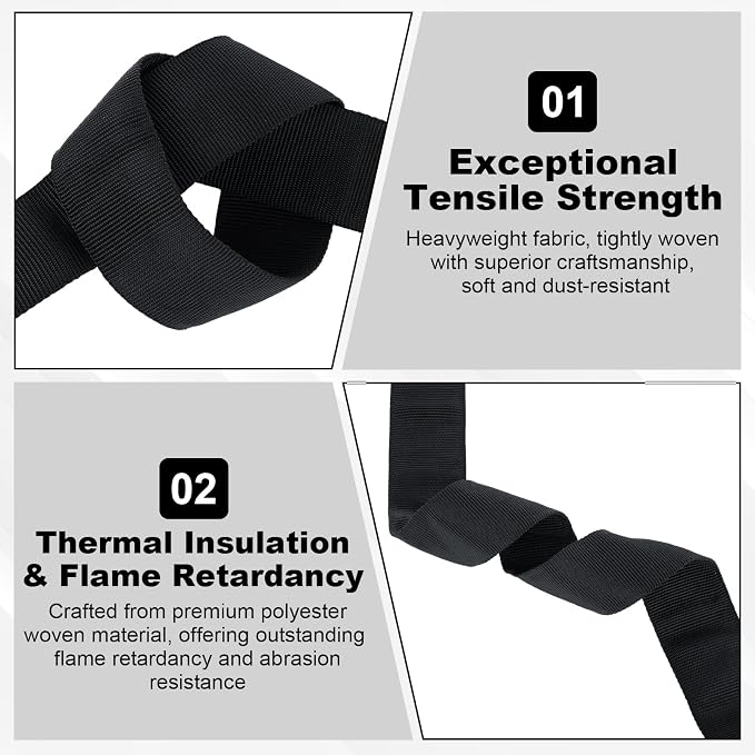 ASelected 26.2ft Hydraulic Hose Protector Sleeve，Polyester Chain Cover Sleeve - Image 5
