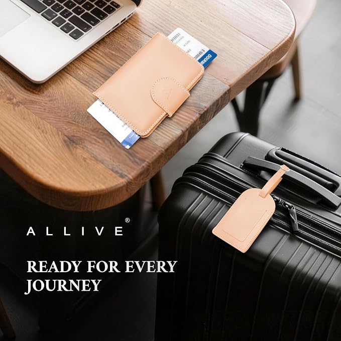 ALLIVE Rfid Passport Holder for Travel Women, Rfid Passport Cover Wallet - Image 6