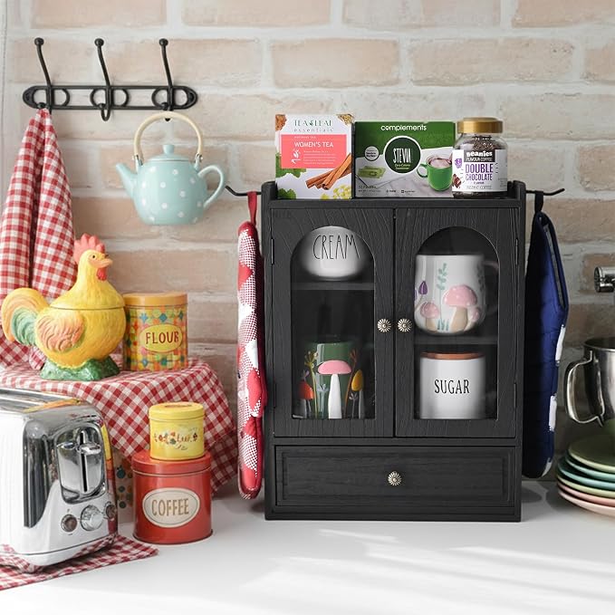 Ikee Design Wooden Countertop Storage Cabinet - Image 2