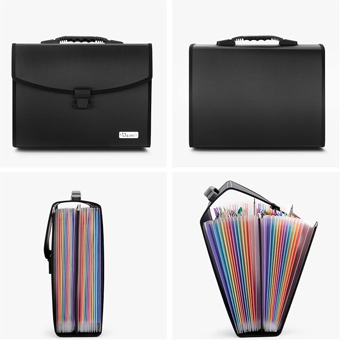 Uquelic 26 Pockets Expanding File Folder - Image 5
