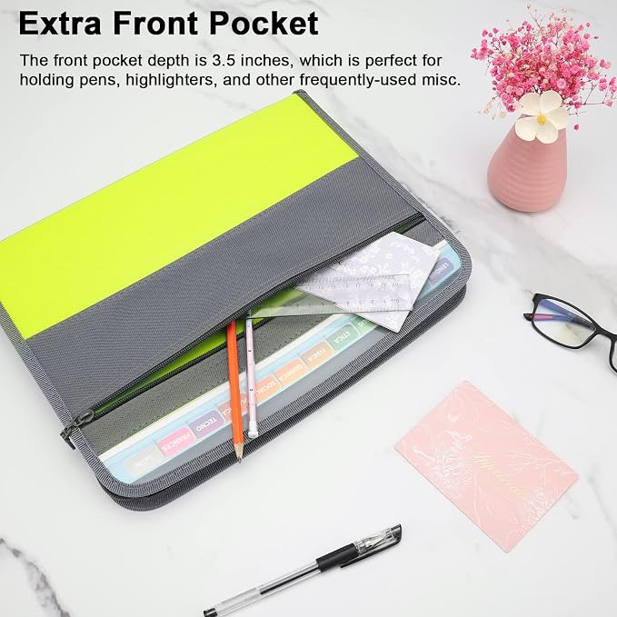 NAFY Expanding File Folders, 13 Pockets Document Organizer - Image 4