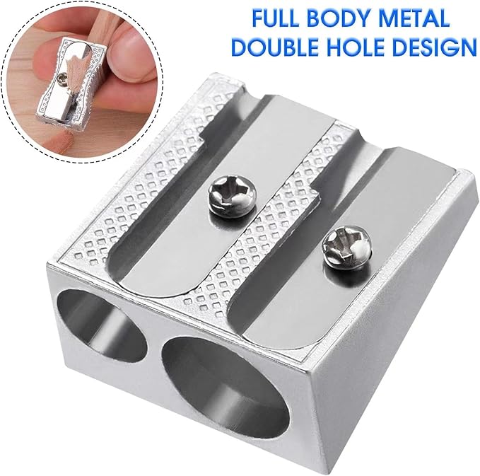 Metal Pencil Sharpeners, Crayon Sharpener, Home School Office - Image 2