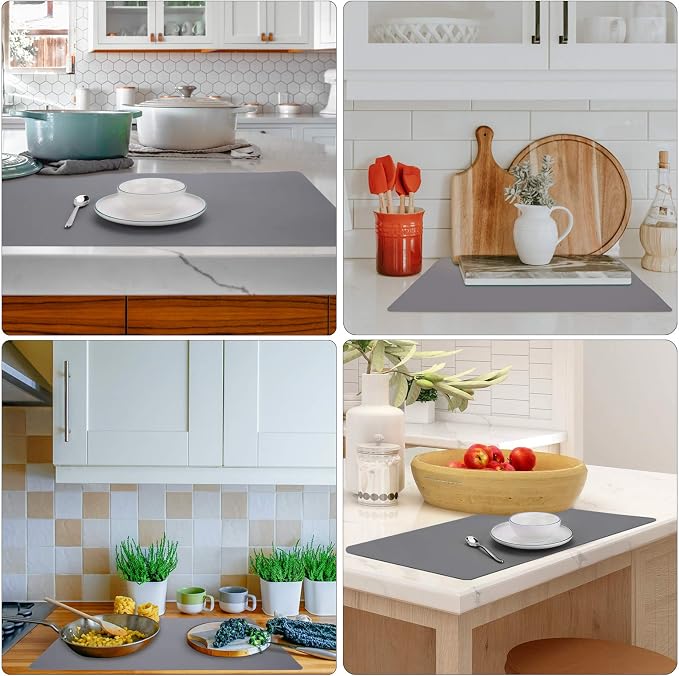 Gartful Silicone Mats for Kitchen Counter, Thicker 0.06", 25 x 17 inches - Image 6