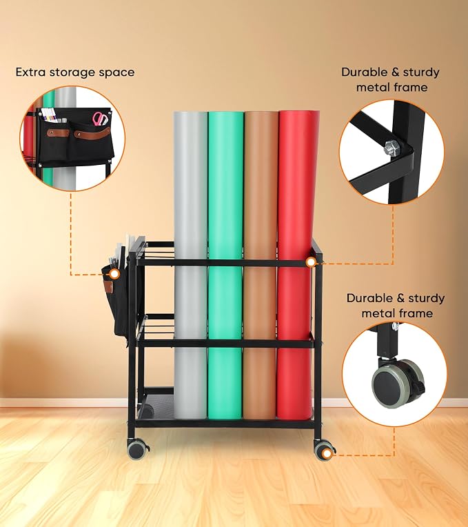 Blueprint Storage Rack Cart - Image 4