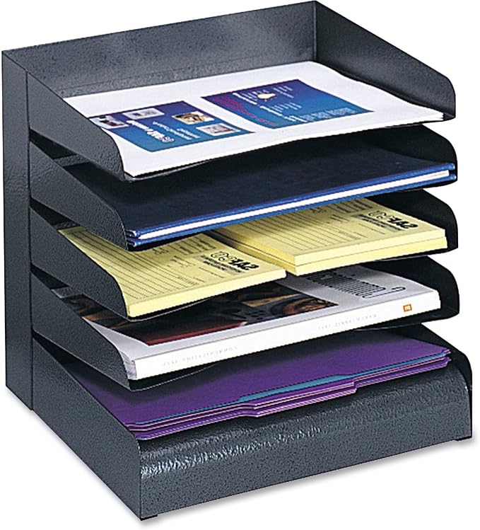 Safco 3127BL Steel Desk Organizer Tray Sorter by SafcoProducts