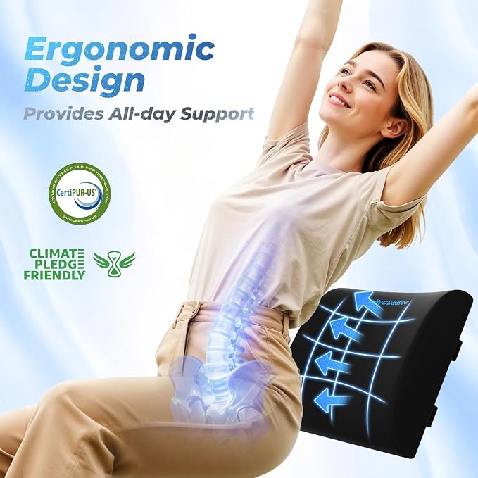 Lumbar Support Pillow for Office Chair Back Support - Image 3