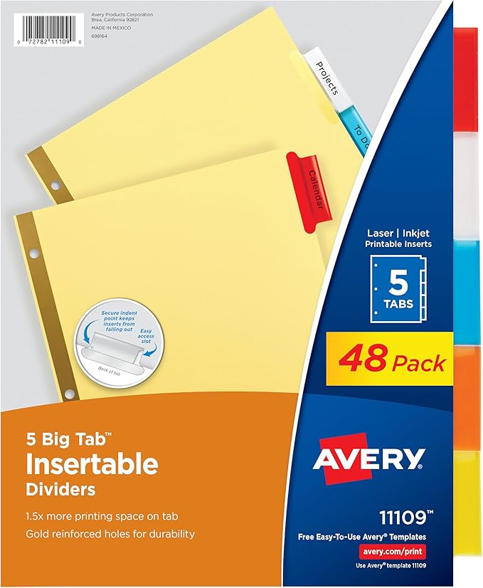 Avery Binder Dividers by Avery