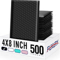 Fuxury Bubble Mailers 4x8 Inch 500 Pack Padded Envelopes Usable Size 4x7" Thick by Fuxury