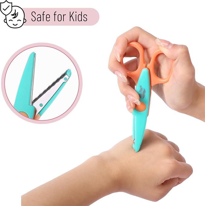 Mr. Pen- Craft Scissors Decorative Edge, 6 Pack, Vintage Colors | Zig Zag - Image 5