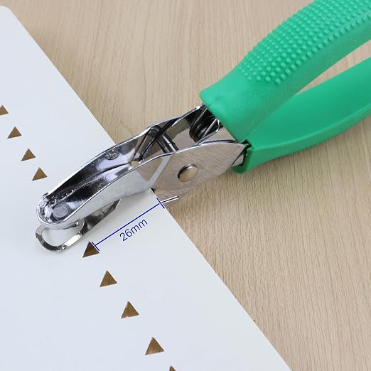 3/16 Inch Triangle Shape Hole Puncher, Handheld Single Hole Paper Punch - Image 4