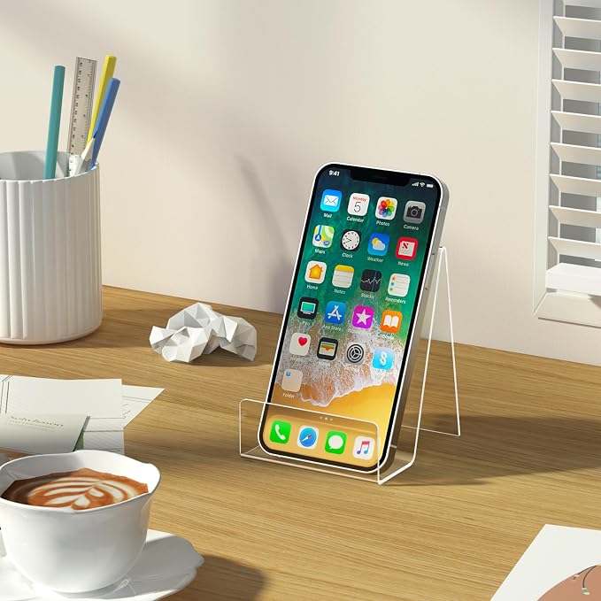 Aredpoook 6 Pack Acrylic Book Stand, Book Display Holder, Display Stand - Image 5