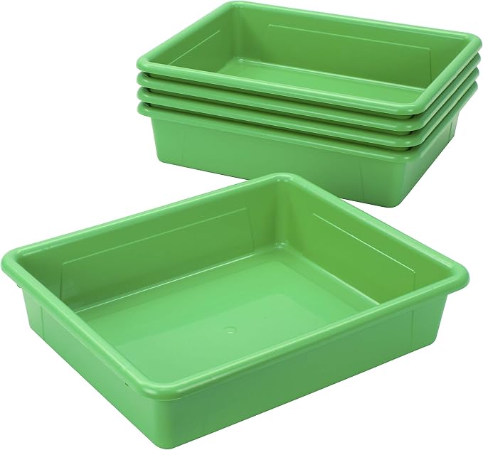 Storex Letter Size Flat Storage Tray – Organizer Bin - Image 3