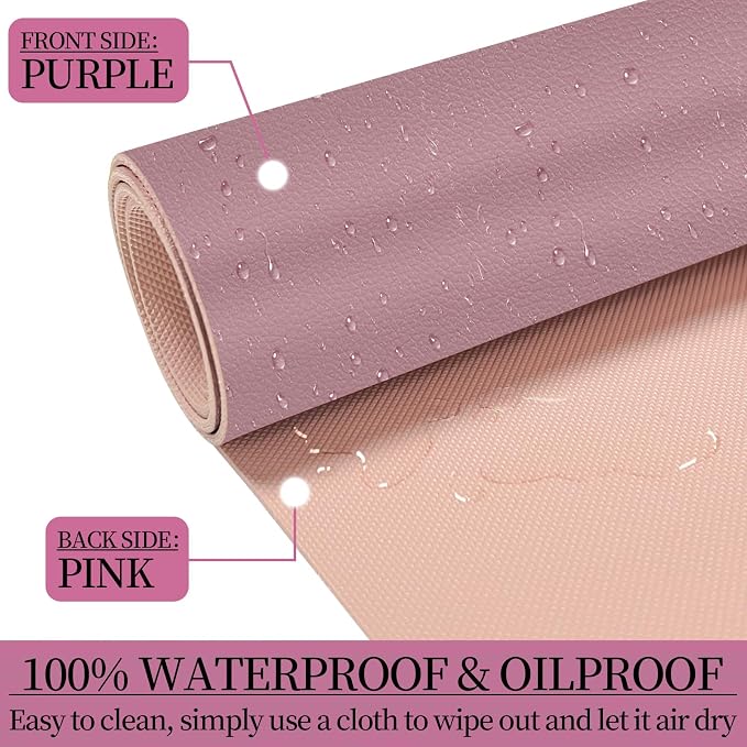 Non-Slip Desk Pad Mat, Leather Desk Mat - Image 4